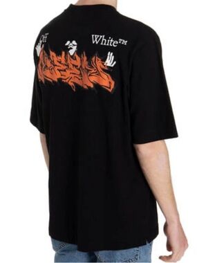 OFF-WHITE NEEN OW LOGO SKATE T-SHIRT/SIZE XL